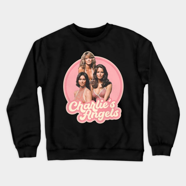 Charlie's Angels Crewneck Sweatshirt by darklordpug